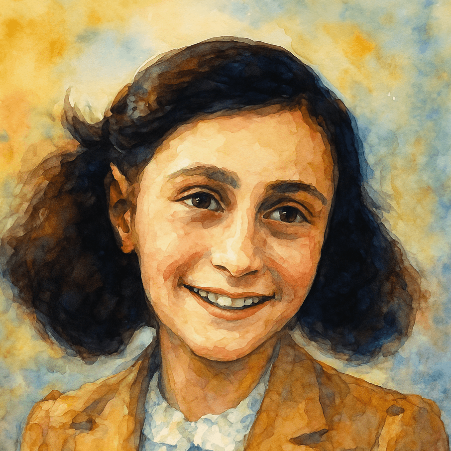 Anne Frank Portrait